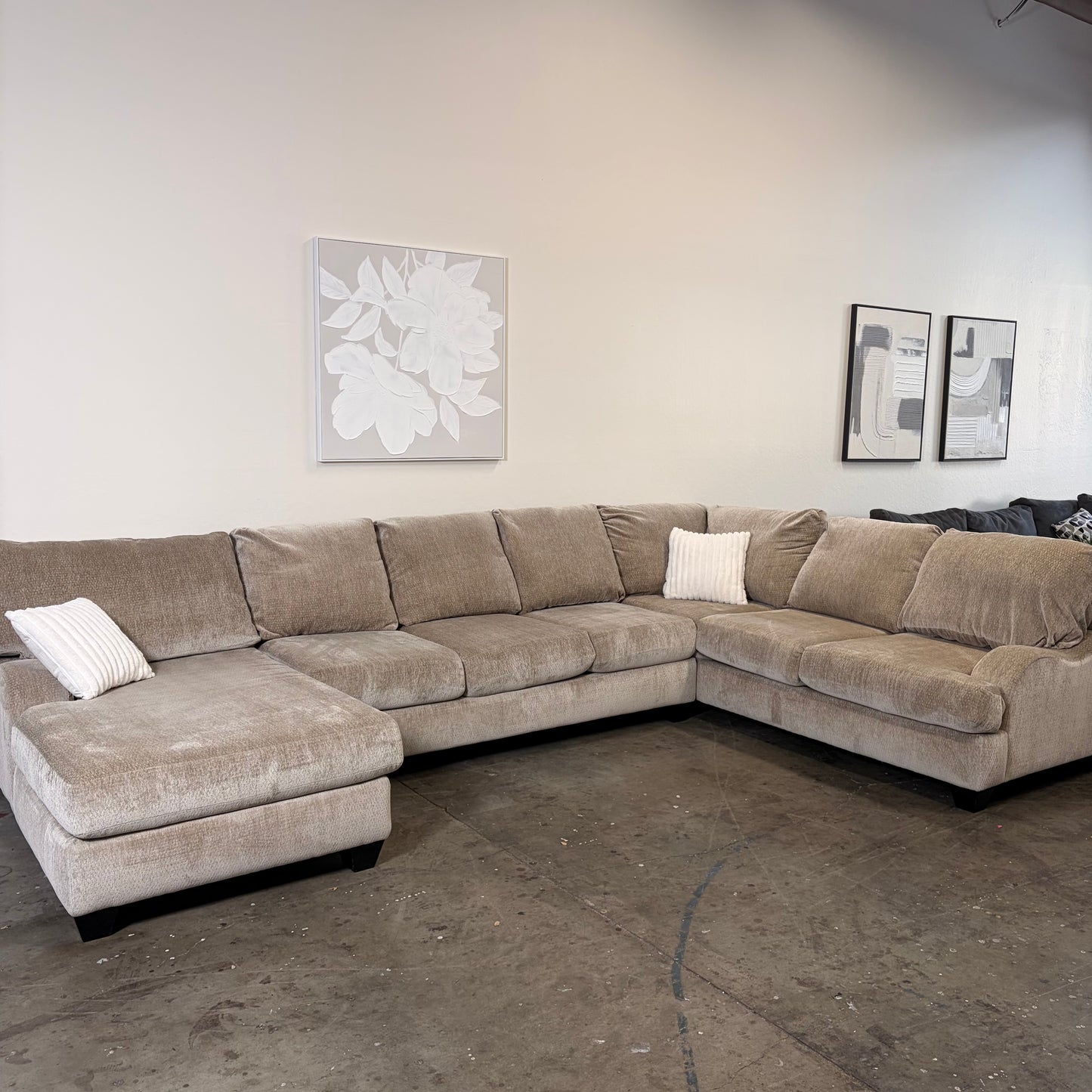 Oversized Plush Living Spaces Sectional