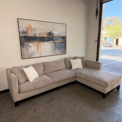 Plush L Shaped Sectional
