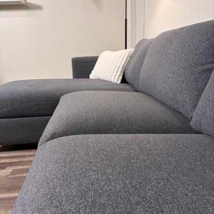 Ikea Finnala Gray Sectional with Storage