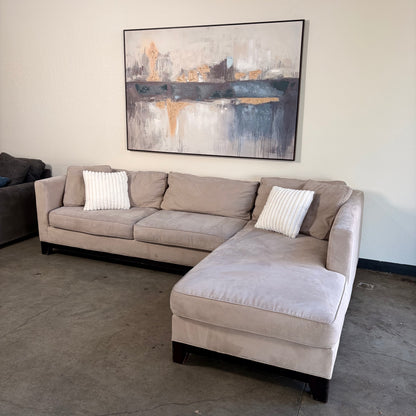 Plush L Shaped Sectional