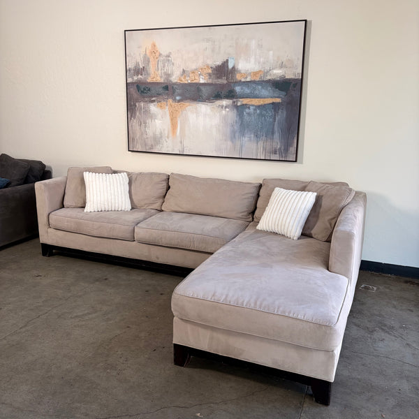 Plush L Shaped Sectional