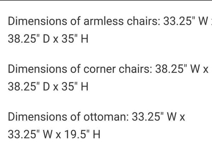 Thomasville 6 Piece Modular Sectional