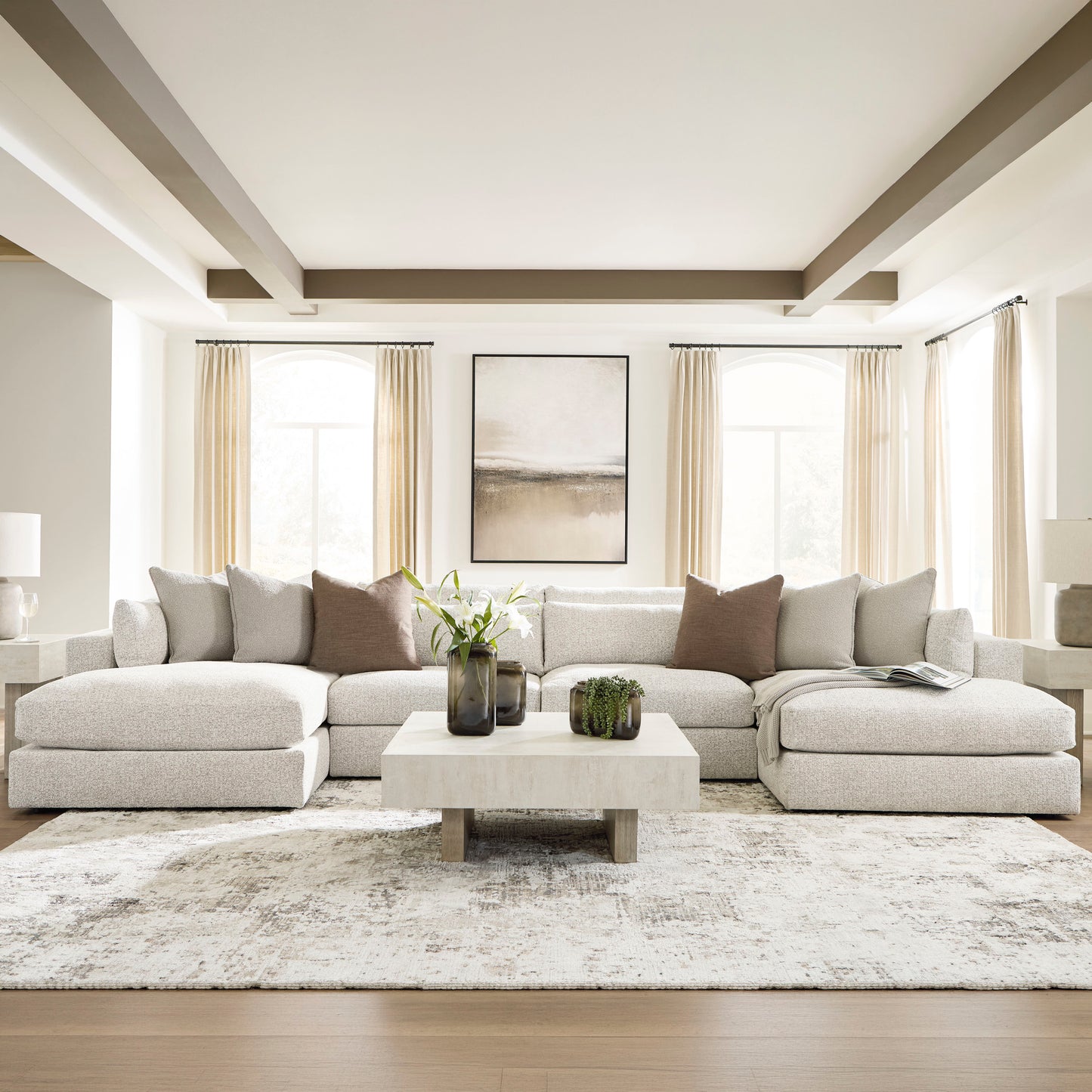 Ventana 4-Piece Double Chaise Sectional