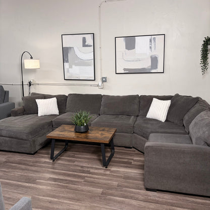 Macys Radley Gray Sectional