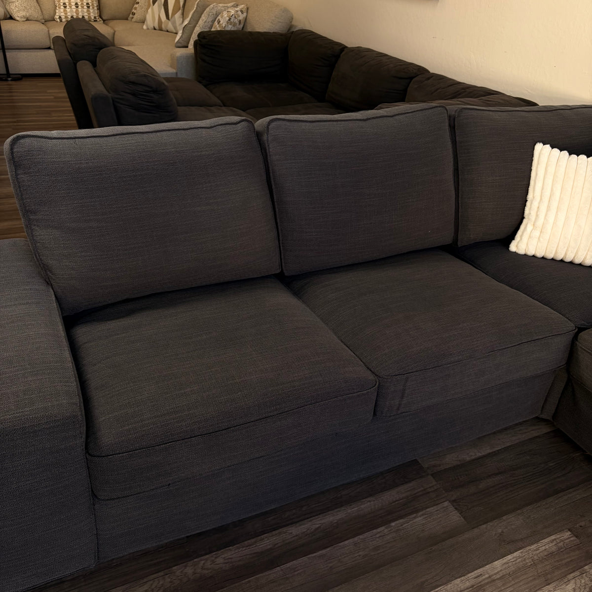 Ikea Kivik Dark Gray U Shape Sectional