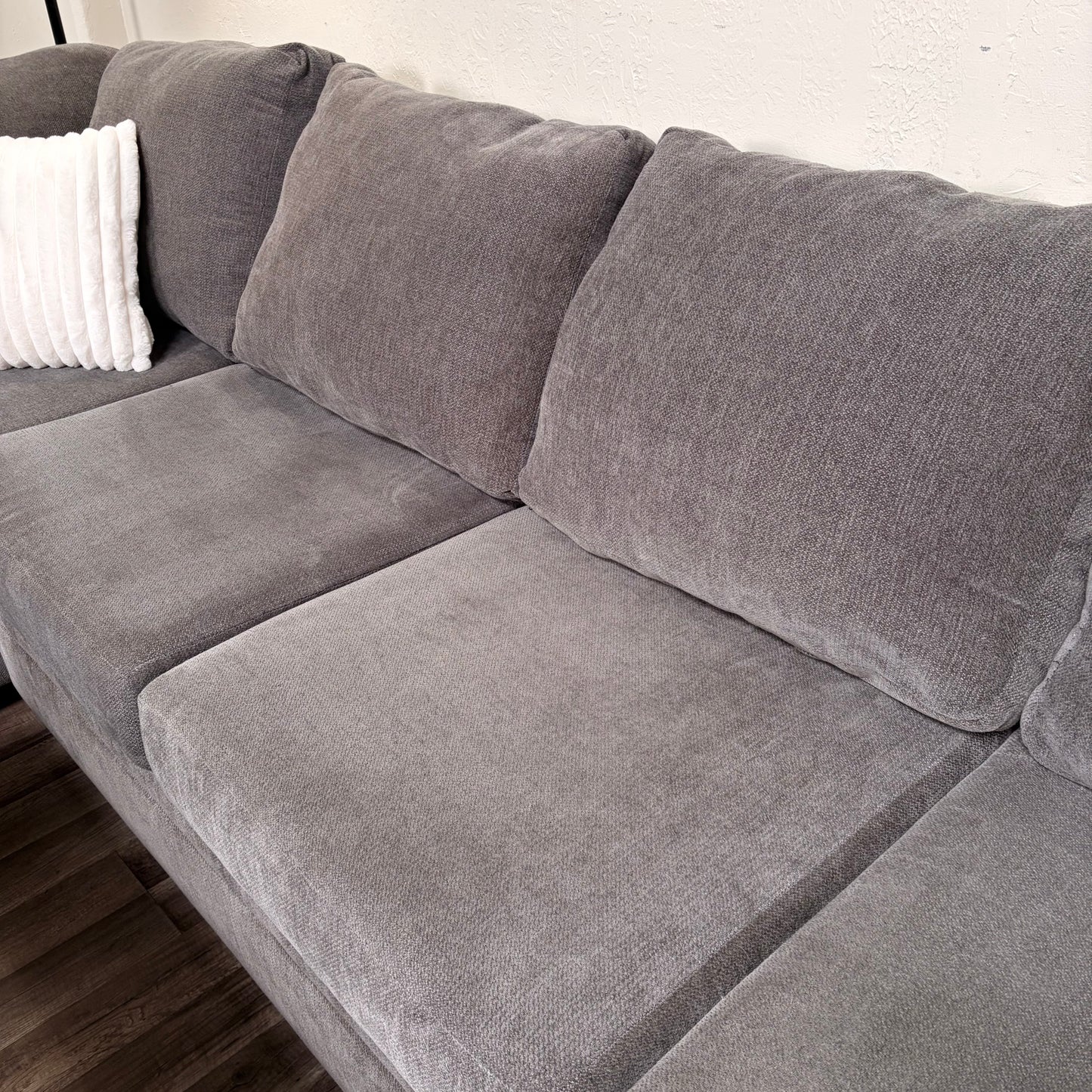 Living Spaces Gray U Shaped Sectional