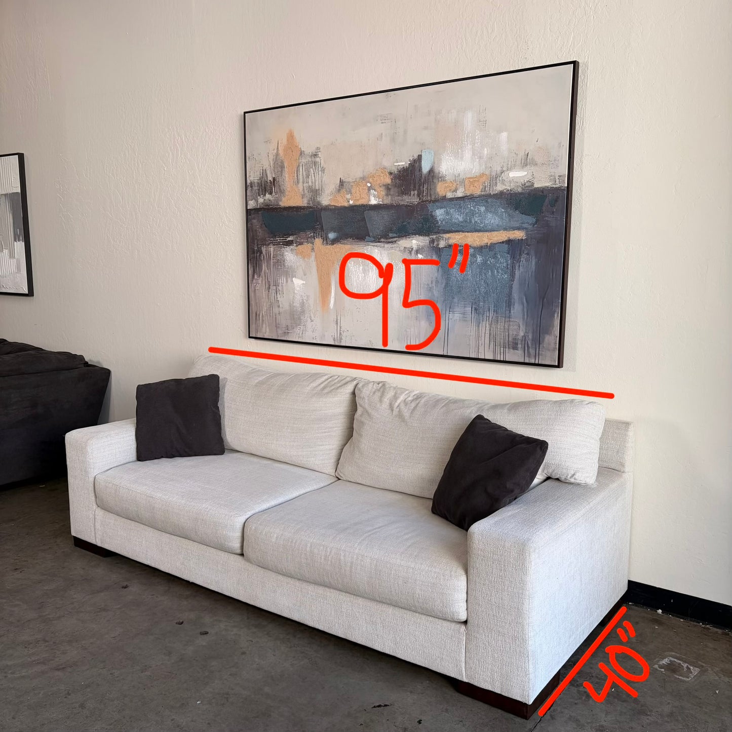 Off White Sofa Loveseat