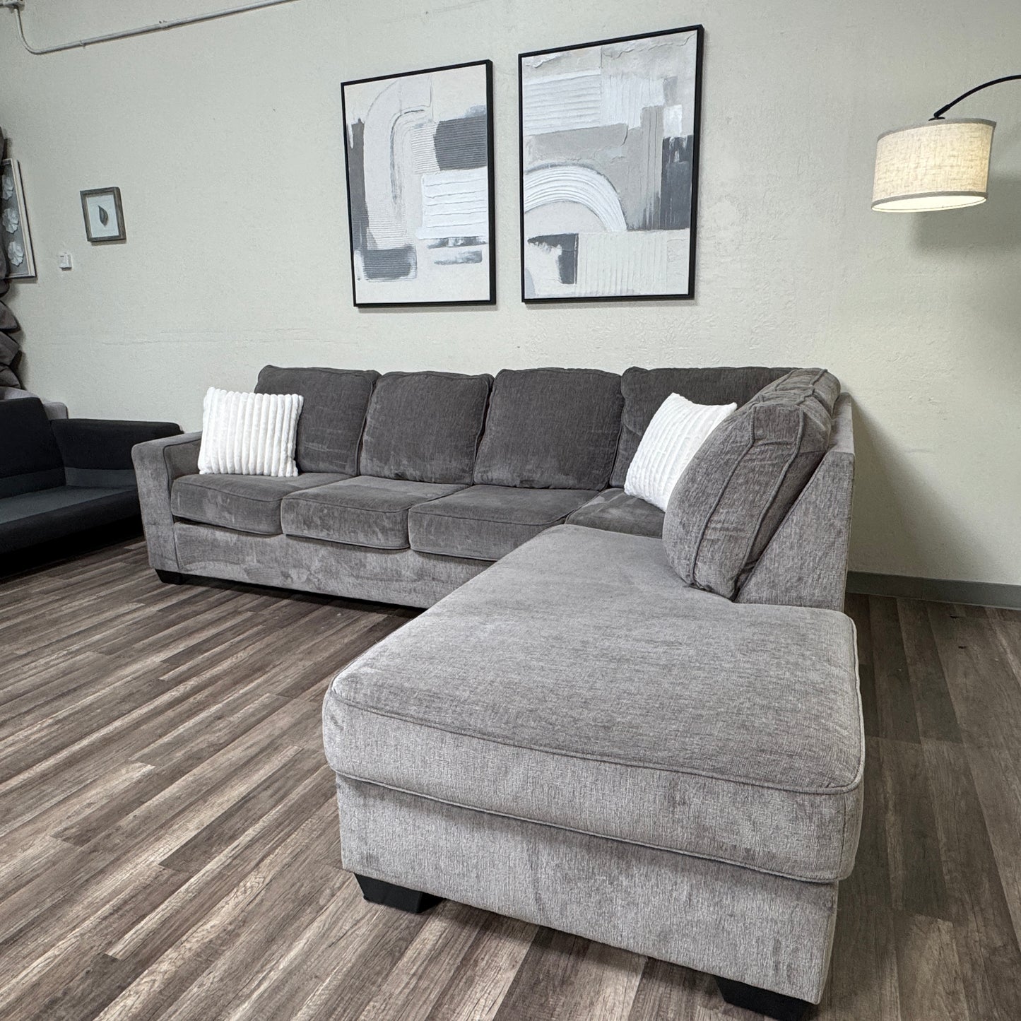 Gray Ashley Homestores L Sectional