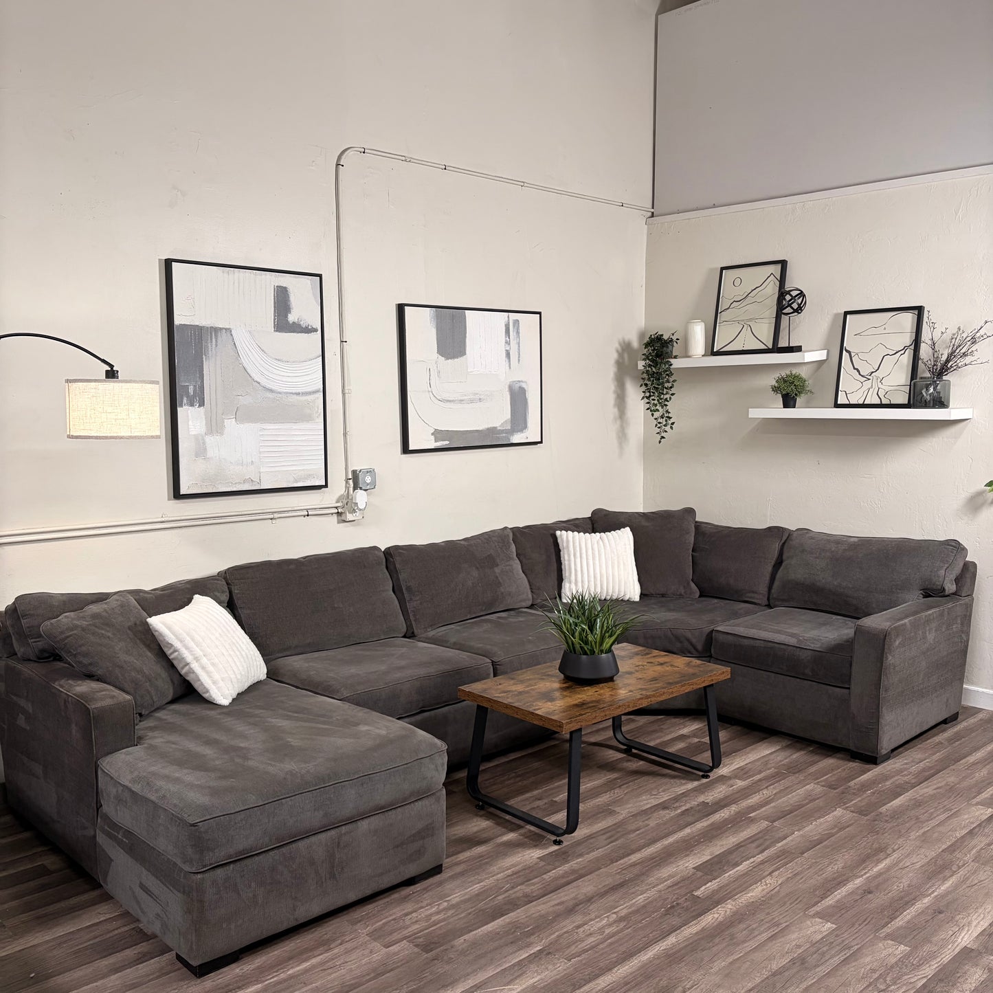 Macys Radley Gray Sectional
