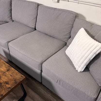 Gray 5 Piece Modular Sectional