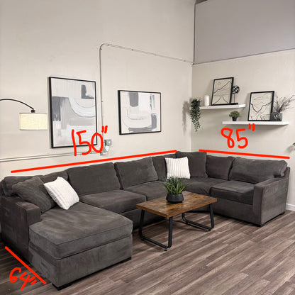 Macys Radley Gray Sectional