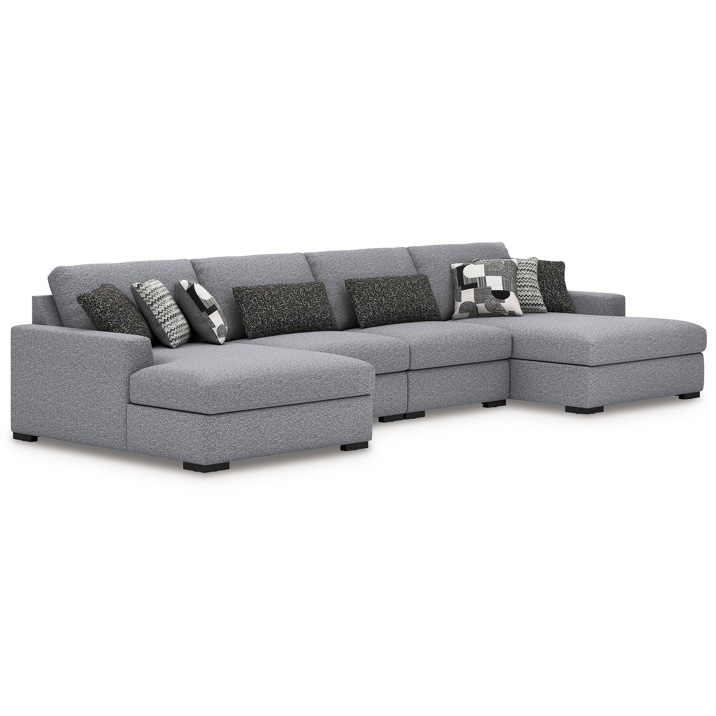 Muir 4-Piece Sectional with Double Chaise