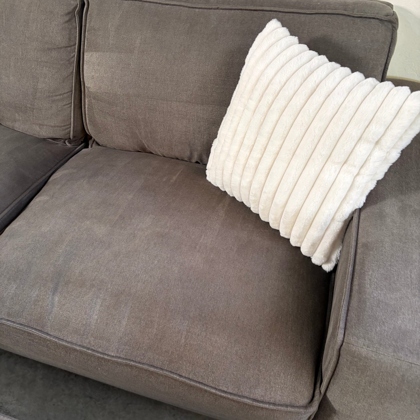 Gray Sectional with Ottoman Storage