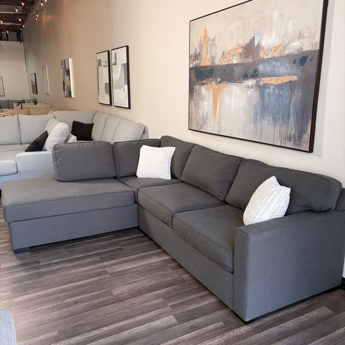 Living Spaces L Shaped Sectional