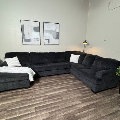 Dark Gray U Shaped Sectional