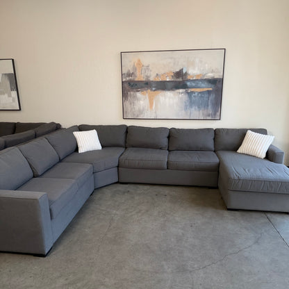 Dark Gray Living Spaces Sectional