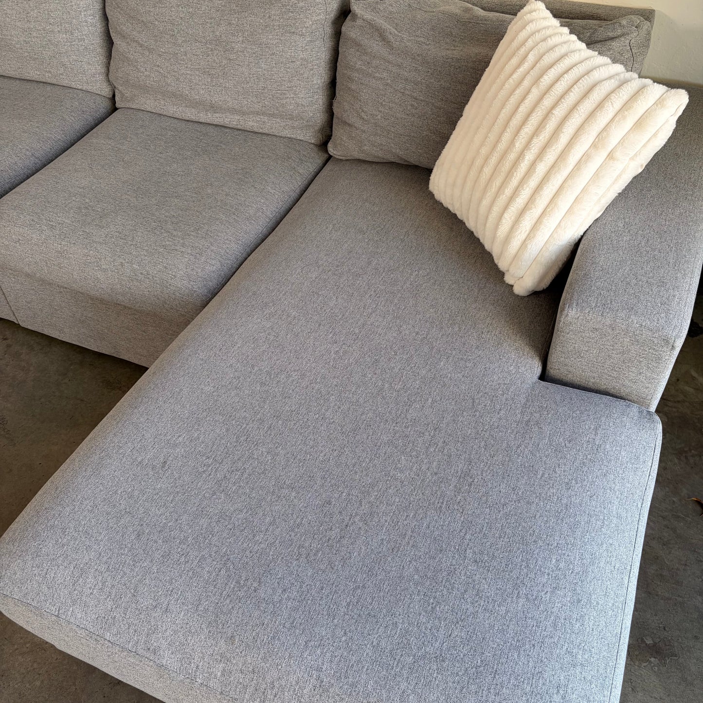 Oversized Gray U Shaped Sectional