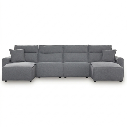 Maverick 4-Piece Dual Power Reclining Sectional with Double Chaise