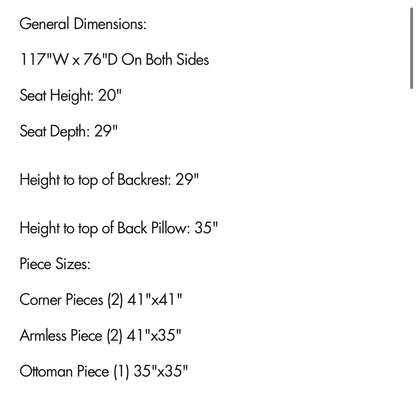 New In Box 5 Piece Comfy Cloud - Dark Gray