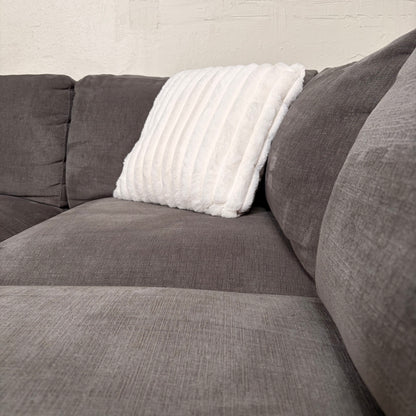 Gray Thomasville Sectional with Ottoman