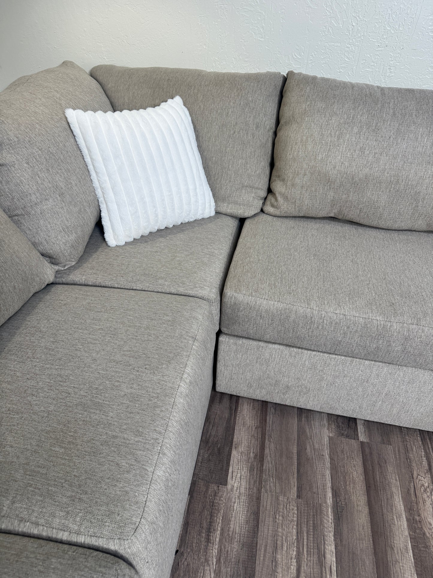 Living Spaces Oversized Beige Sectional