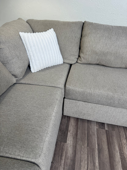 Living Spaces Oversized Beige Sectional