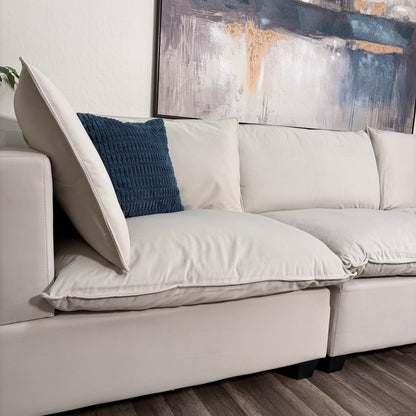Sonoma Cloud 4-Piece Modular Sectional - Cream