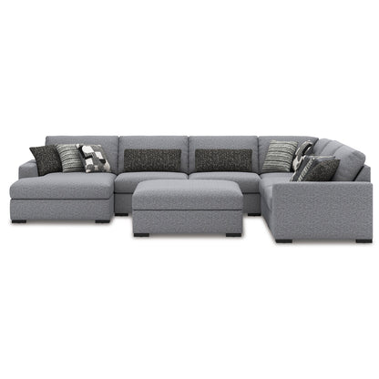 Muir 6 Piece Sectional with Chaise and Ottoman