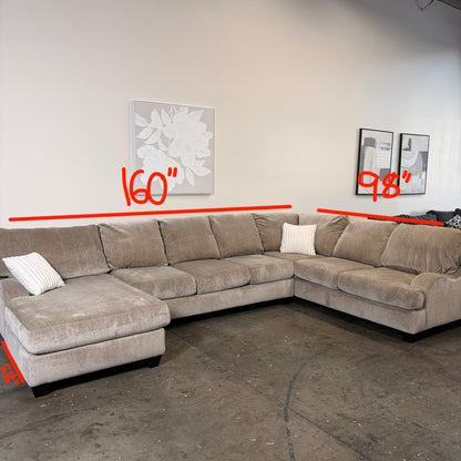 Oversized Plush Living Spaces Sectional