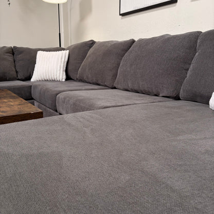 Living Spaces Gray U Shaped Sectional