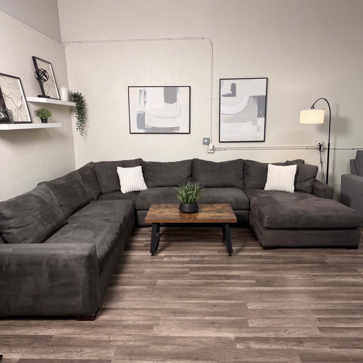 Room & Board Dark Gray Sectional