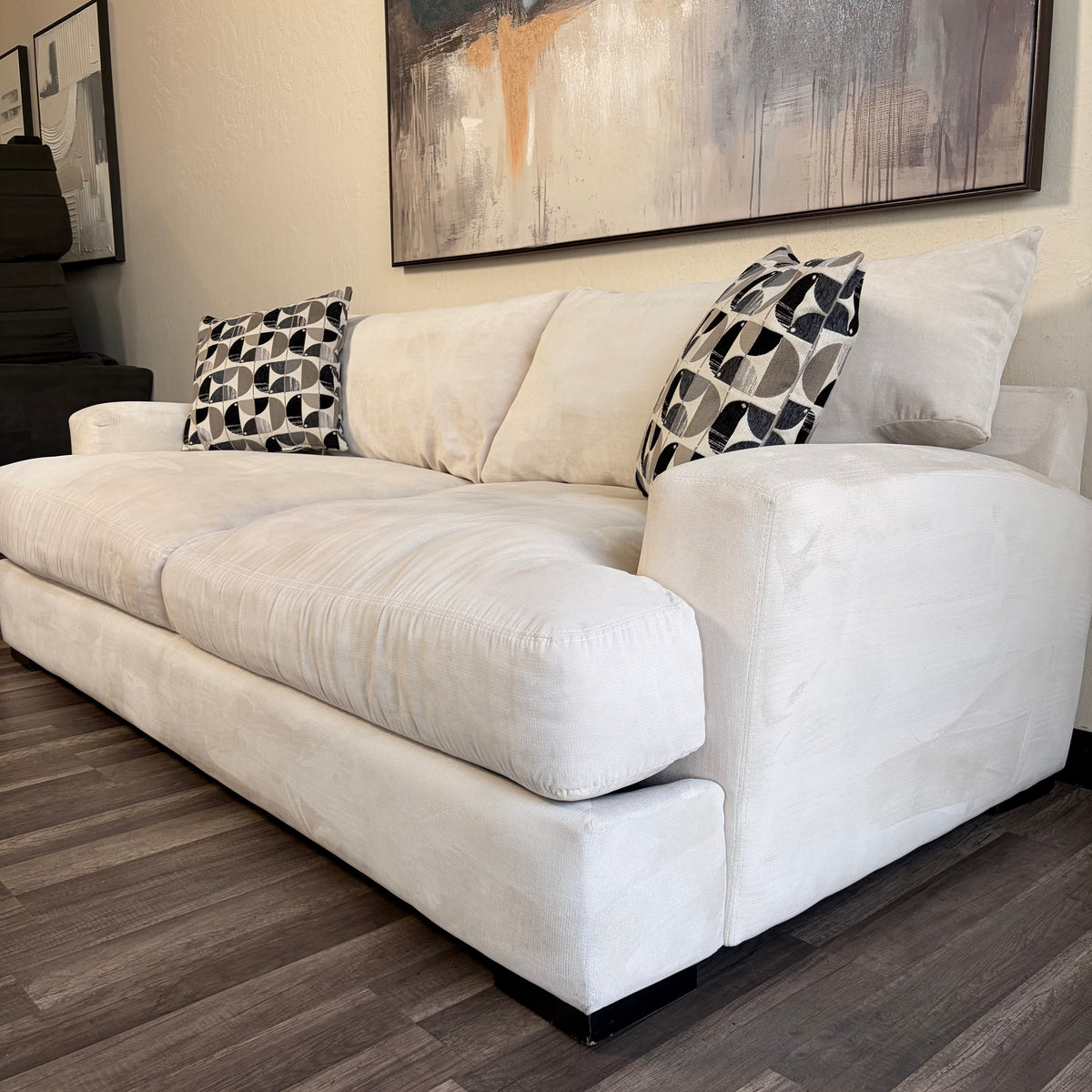 Off White Ashley Homestores Sofa