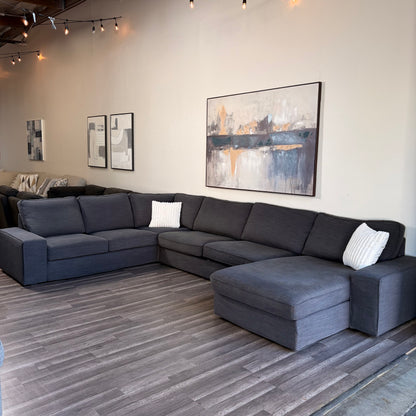 Ikea Kivik Dark Gray U Shape Sectional