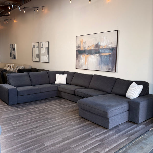 Ikea Kivik Dark Gray U Shape Sectional
