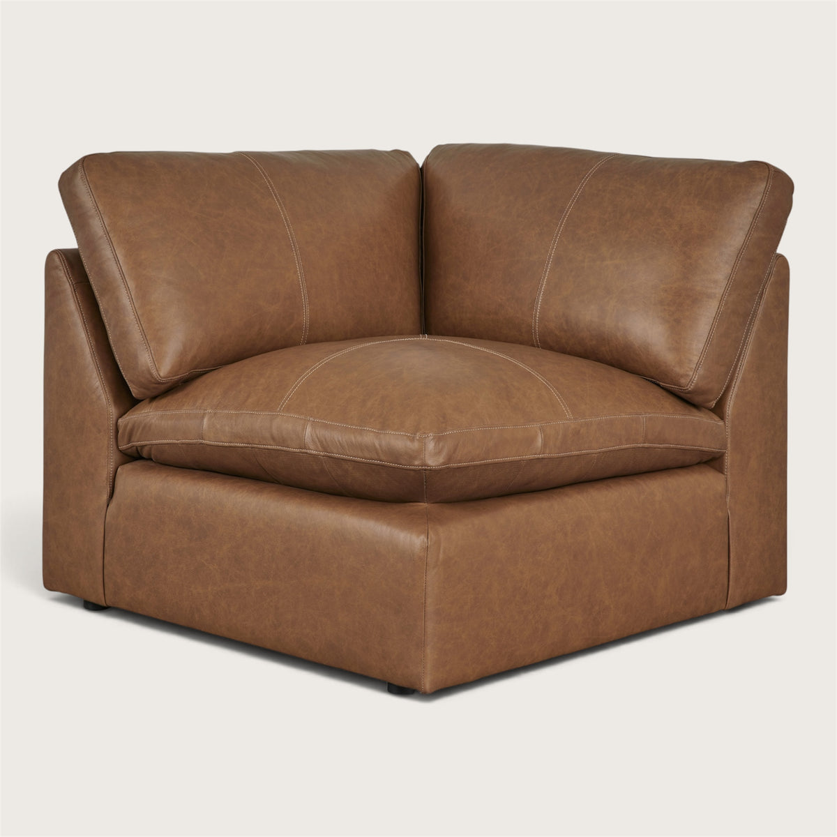 Belvedere 4-Piece Leather Modular Sectional