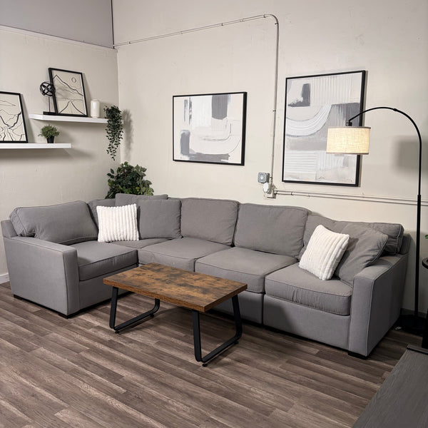 Gray 5 Piece Modular Sectional