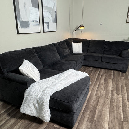 Dark Gray U Shaped Sectional