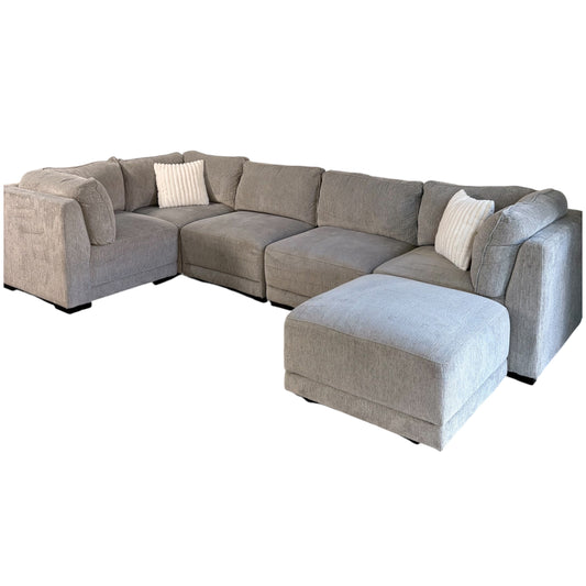 Thomasville Gray Modular Sectional Couch