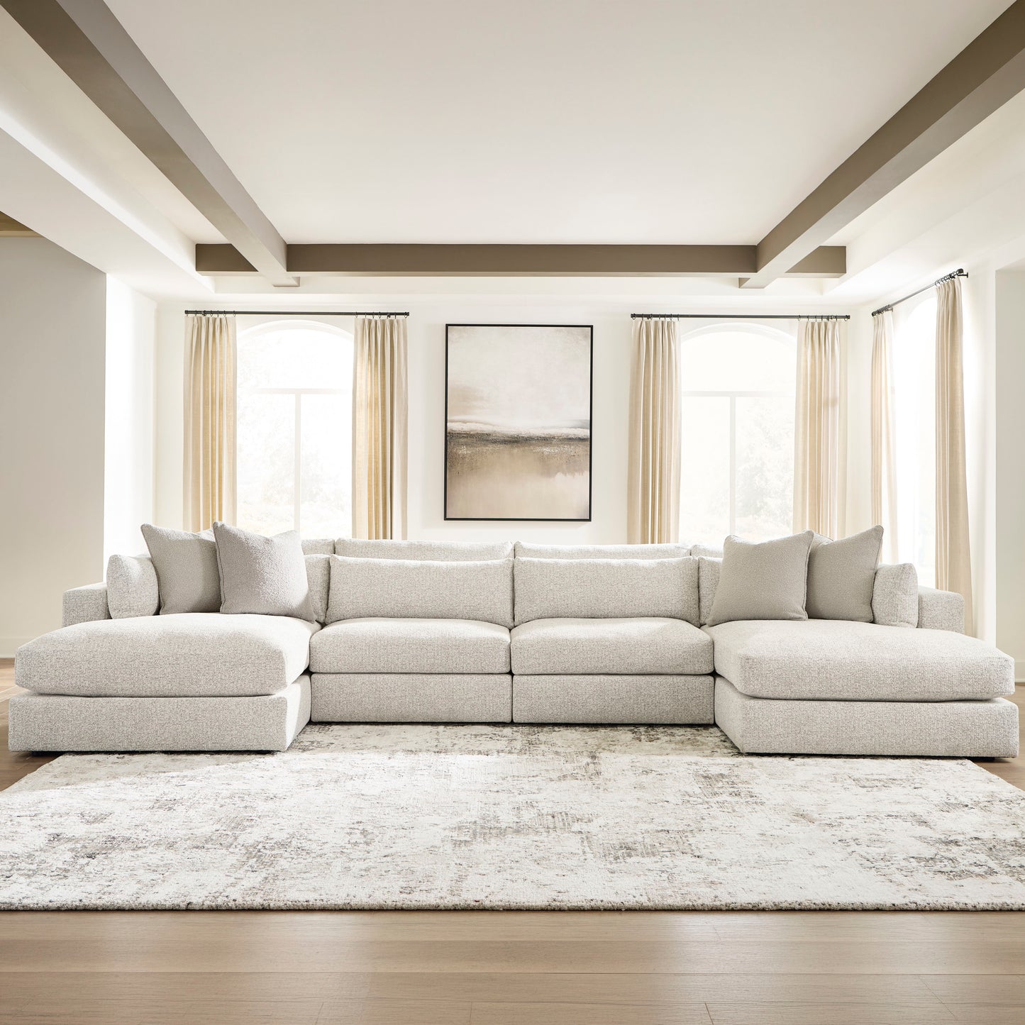 Ventana 4-Piece Double Chaise Sectional