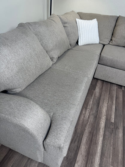 Living Spaces Oversized Beige Sectional