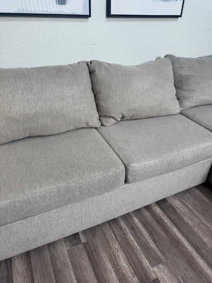 Living Spaces Oversized Beige Sectional