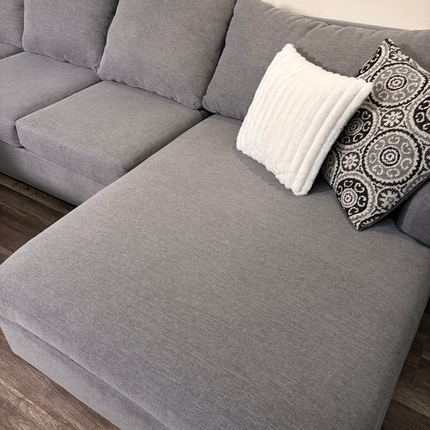 Oversized U Shape Gray Sectional