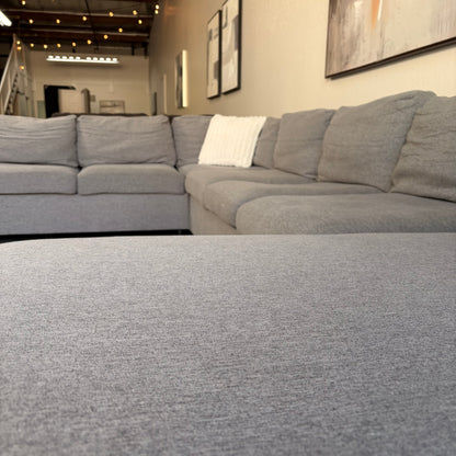 Oversized Gray U Shaped Sectional