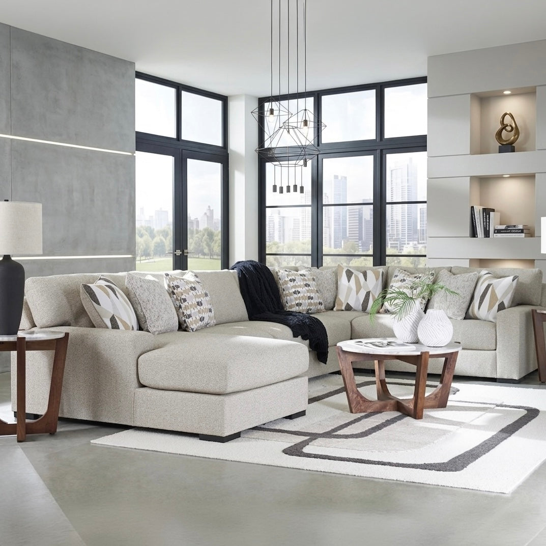 Trinity 5-Piece Sectional with Left Chaise