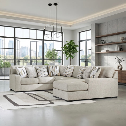 Trinity 4-Piece Sectional with Right Chaise