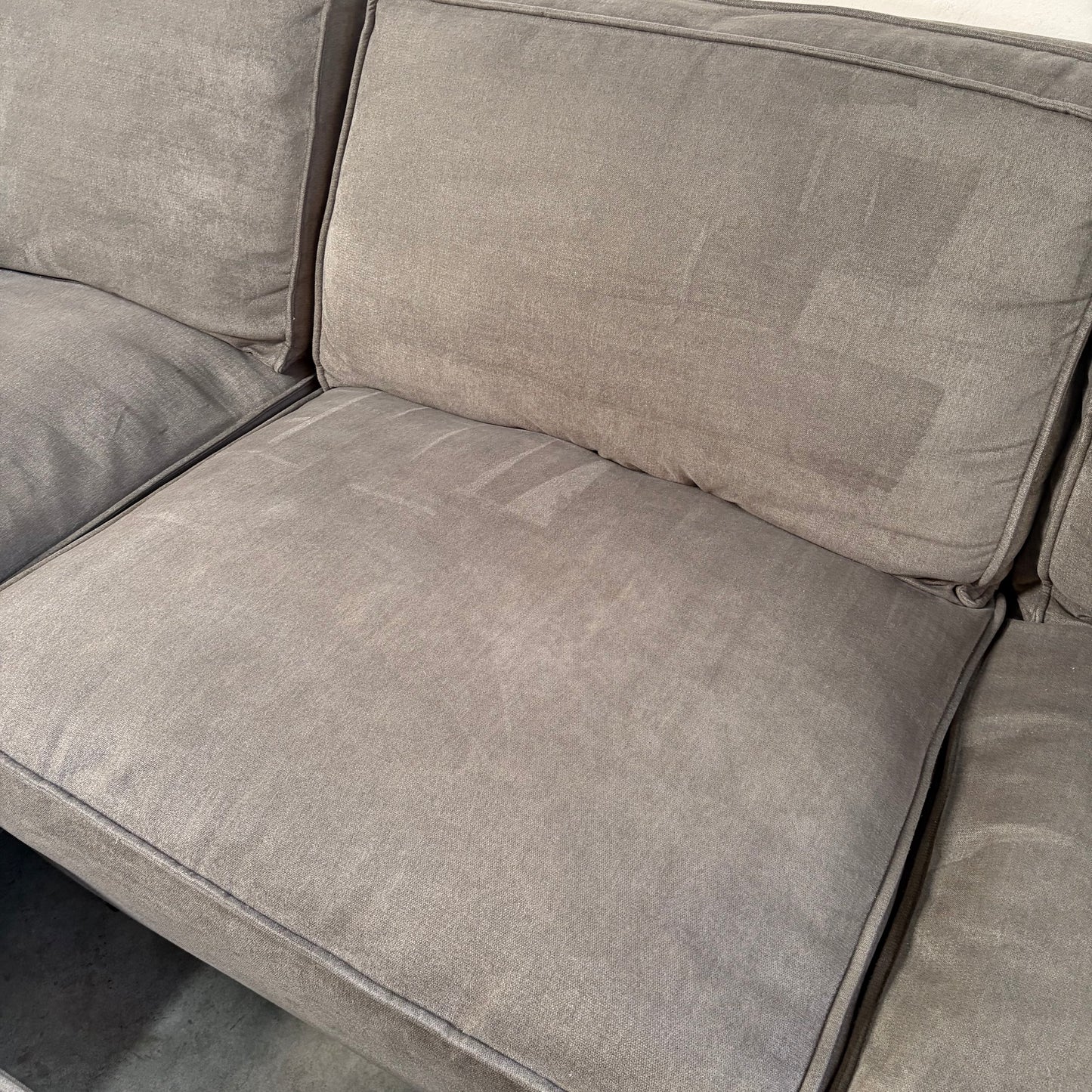 Gray Sectional with Ottoman Storage