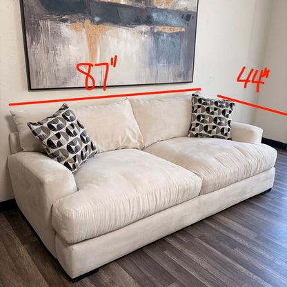 Off White Ashley Homestores Sofa