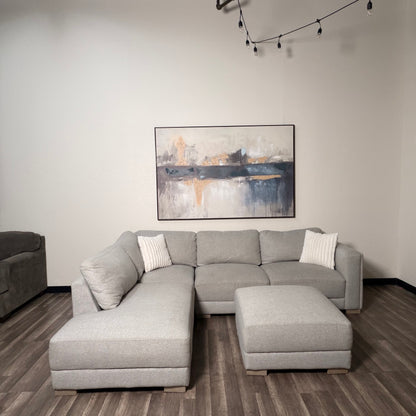 Thomasville Sectional with Ottoman