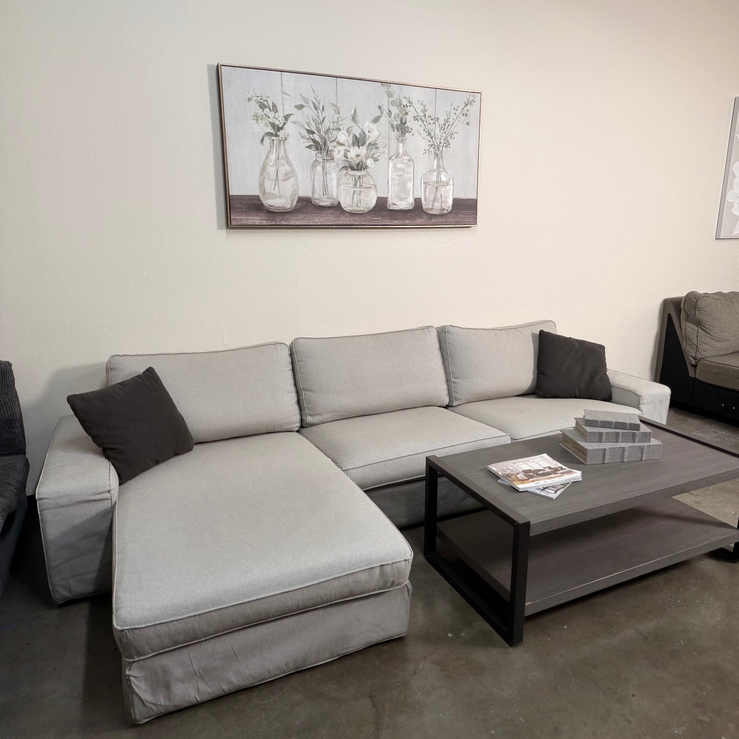 Ikea Kivik Light Gray Sectional