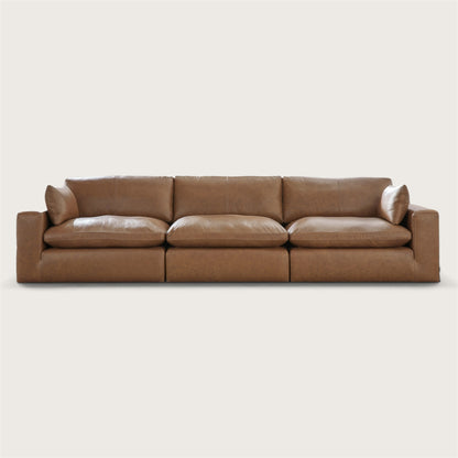 Belvedere 3-Piece Leather Modular Sofa